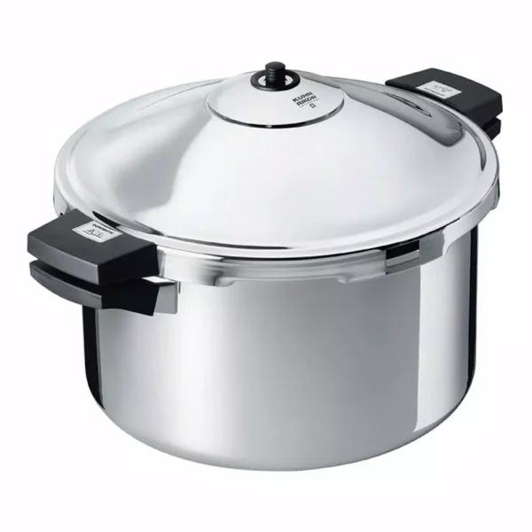KUHN RIKON DUROMATIC 8.45 Qt. Stainless Steel Stovetop Pressure Cooker, Swiss Made