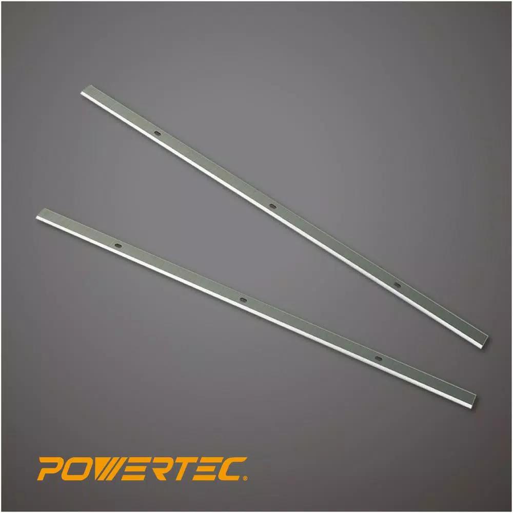 POWERTEC Delta TP305 Replacement HSS Planer Blades, 12.5 in. (Set of 2)