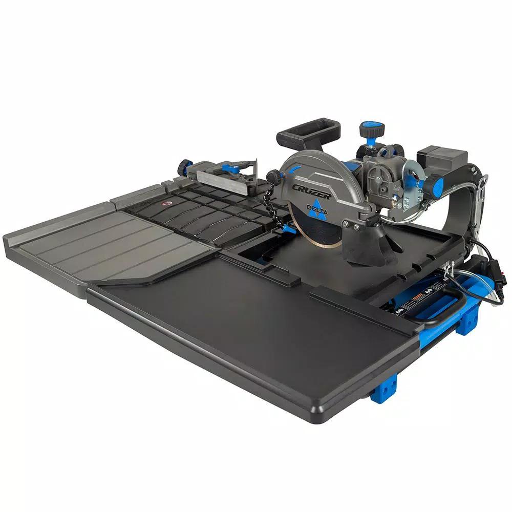 Delta Cruzer 7 in. Wet Tile Saw, 13 Amp, 24 in. Rip Capacity
