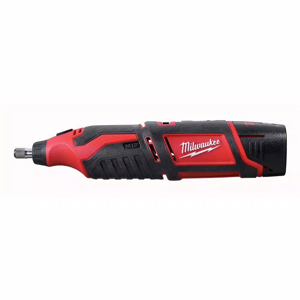 Milwaukee M12 Cordless Rivet Tool Kit with (2) 1.5 Ah Batteries, Charger, and M12 Rotary Tool