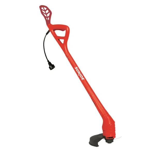 Sun Joe 10 in. 2.5 Amp Electric String Trimmer, Corded Handheld Grass Trimmer, Red