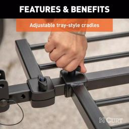 CURT 2-Bike Tray-Style Hitch-Mounted Bike Rack, 1-1/4" or 2" Receiver thumbnail 15
