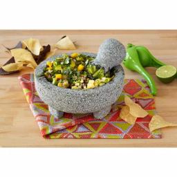 IMUSA Natural Granite Molcajete Mortar and Pestle, 5 in. thumbnail 3