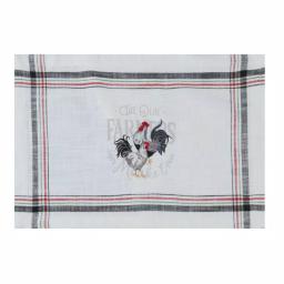 Kay Dee Farmers Market Embroidered Multicolor Rooster Placemats, Set of 4 thumbnail 1