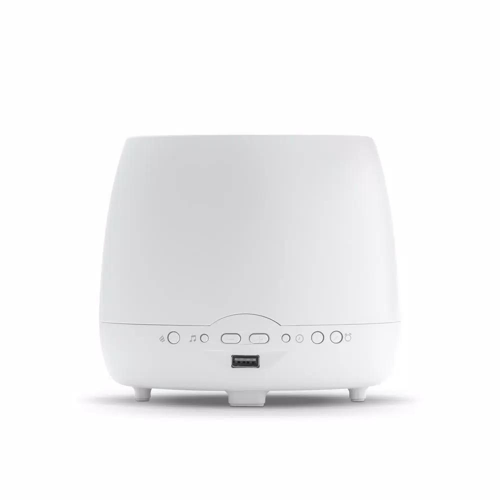 iHome Zenergy Aroma Dream iZA40W White Essential Oil Diffuser & Sound Therapy Alarm Clock