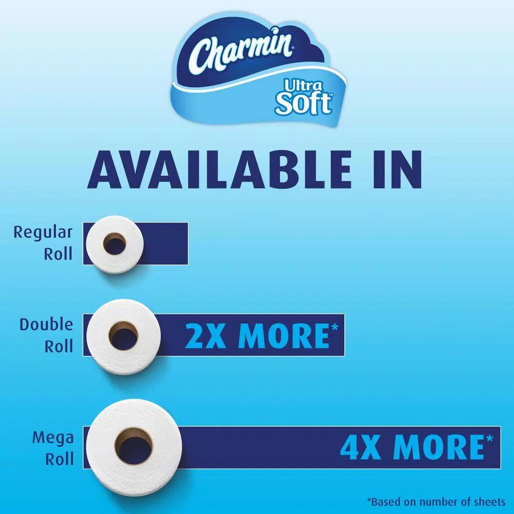 Charmin Ultra Soft Toilet Paper, 30 Double Rolls