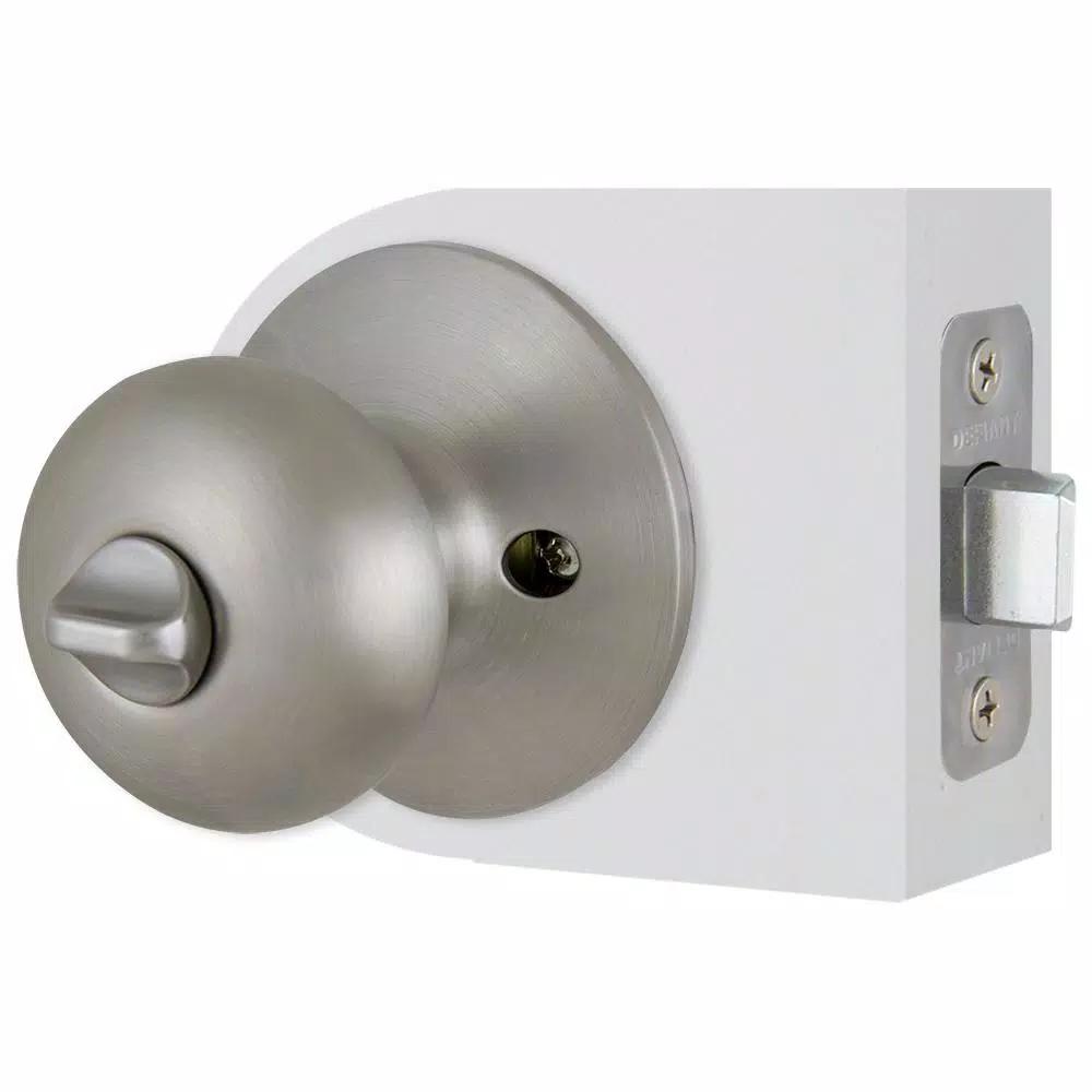 Defiant Stainless Steel Privacy Door Knob Set for Bedroom and Bathroom