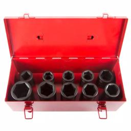 Steelman PRO 79342 10-Piece 3/4 in. Drive Truck Wheel Service Socket Set thumbnail 2