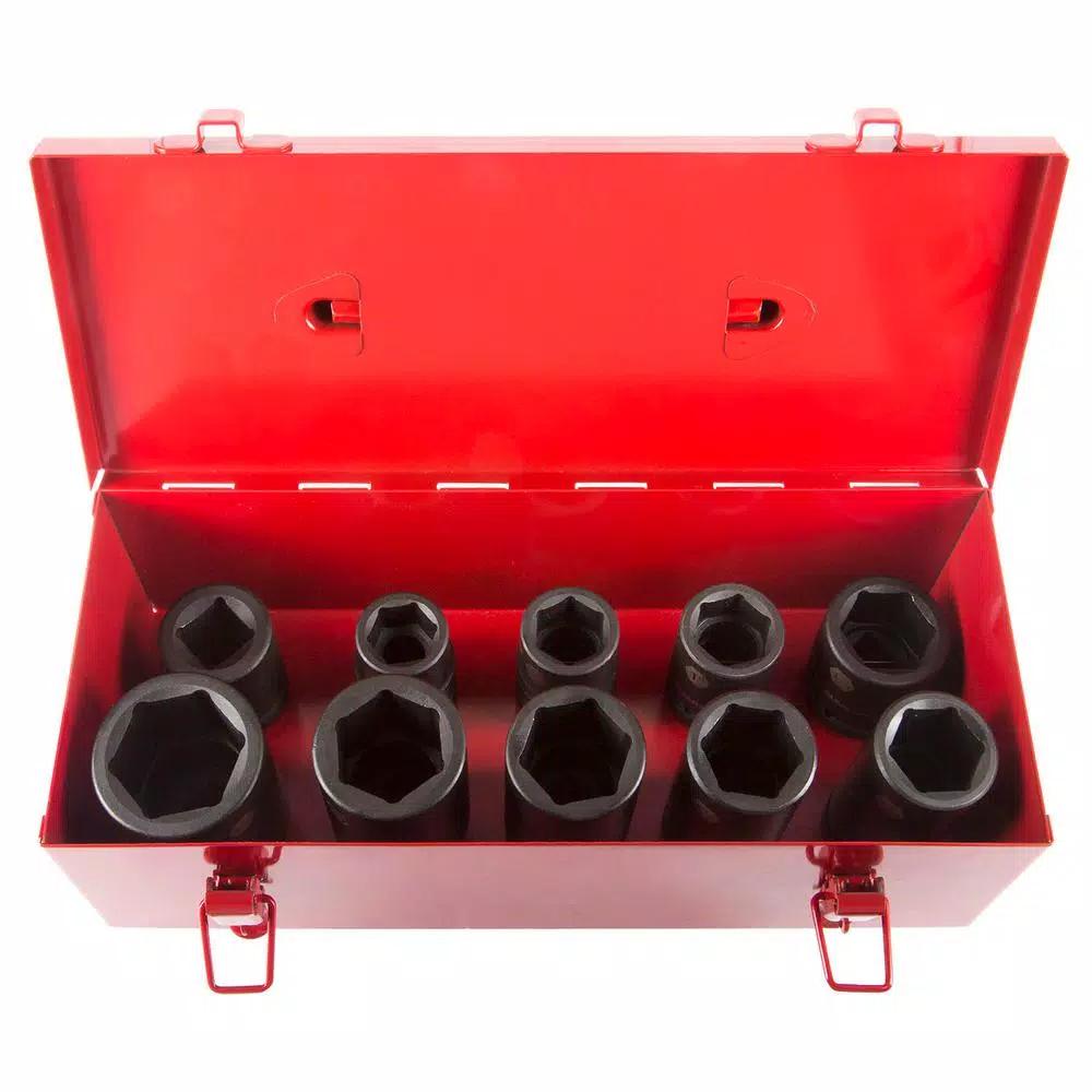 Steelman PRO 79342 10-Piece 3/4 in. Drive Truck Wheel Service Socket Set