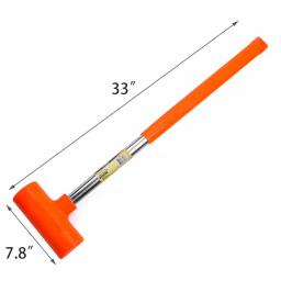 Stark 9 lb. Dead Blow Hammer with Steel Handle and Polyurethane Head thumbnail 5