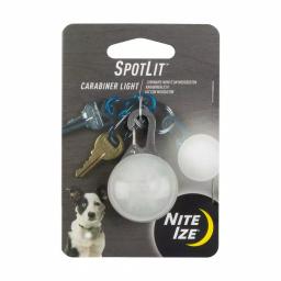 Nite Ize SpotLit LED Carabiner Light, White thumbnail 1