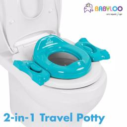 Babyloo 2-in-1 Portable Travel Potty for Toddlers - Blue thumbnail 9