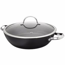 Cooks Standard 5 Qt. Hard-Anodized Aluminum Nonstick Saute Pan with Glass Lid, 12 in. thumbnail 6