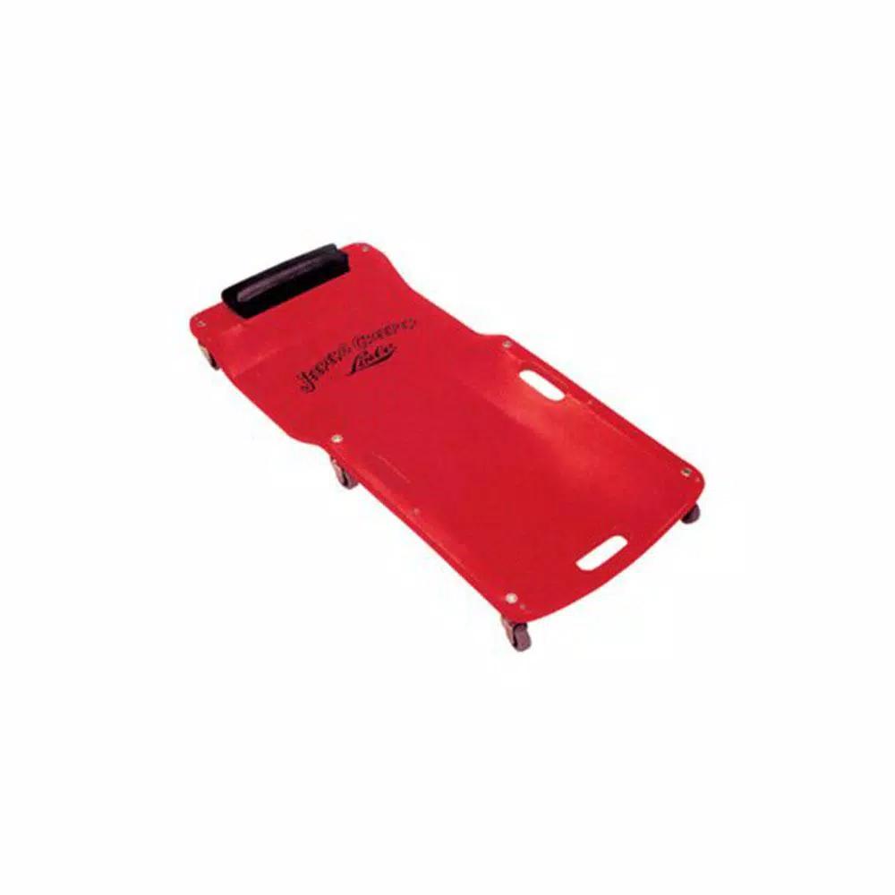 Lisle LIS92102 Low Profile Red Plastic Creeper with 6 Casters