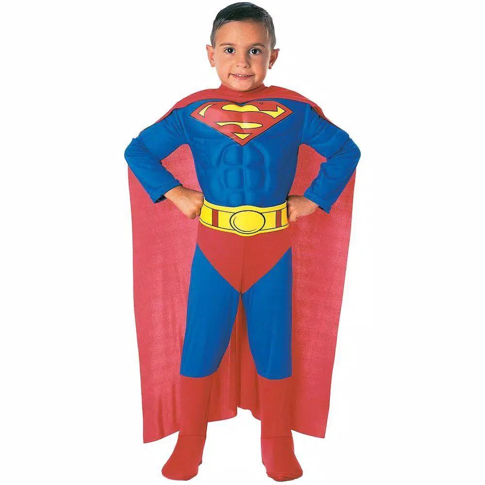 Rubie's Costumes Superman Deluxe Muscle Chest Toddler Costume, Officially Licensed