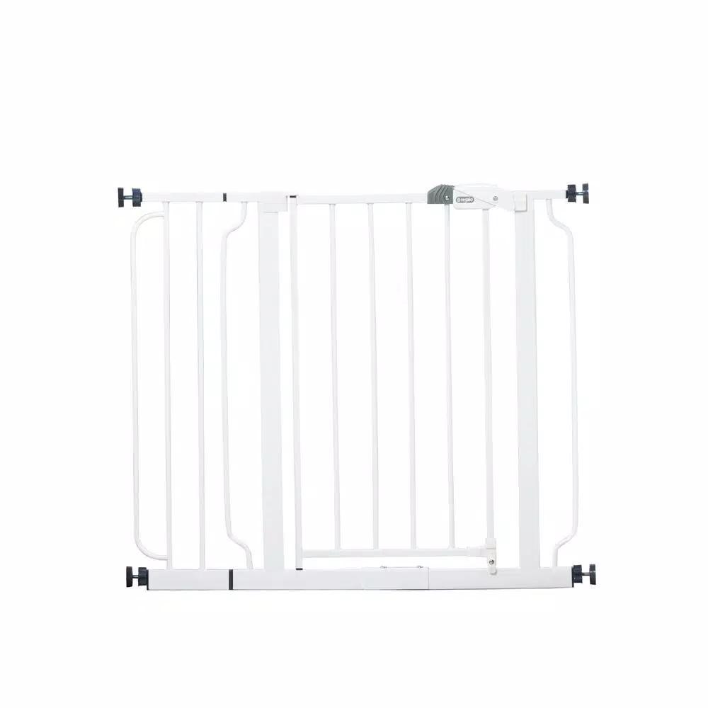 Regalo Easy Step 30" Metal Walk-Through Baby Gate, Pressure or Wall Mount