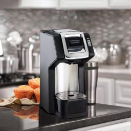 Hamilton Beach FlexBrew Black Single Serve Plus Coffee Maker - Brews Pods or Ground Coffee thumbnail 12