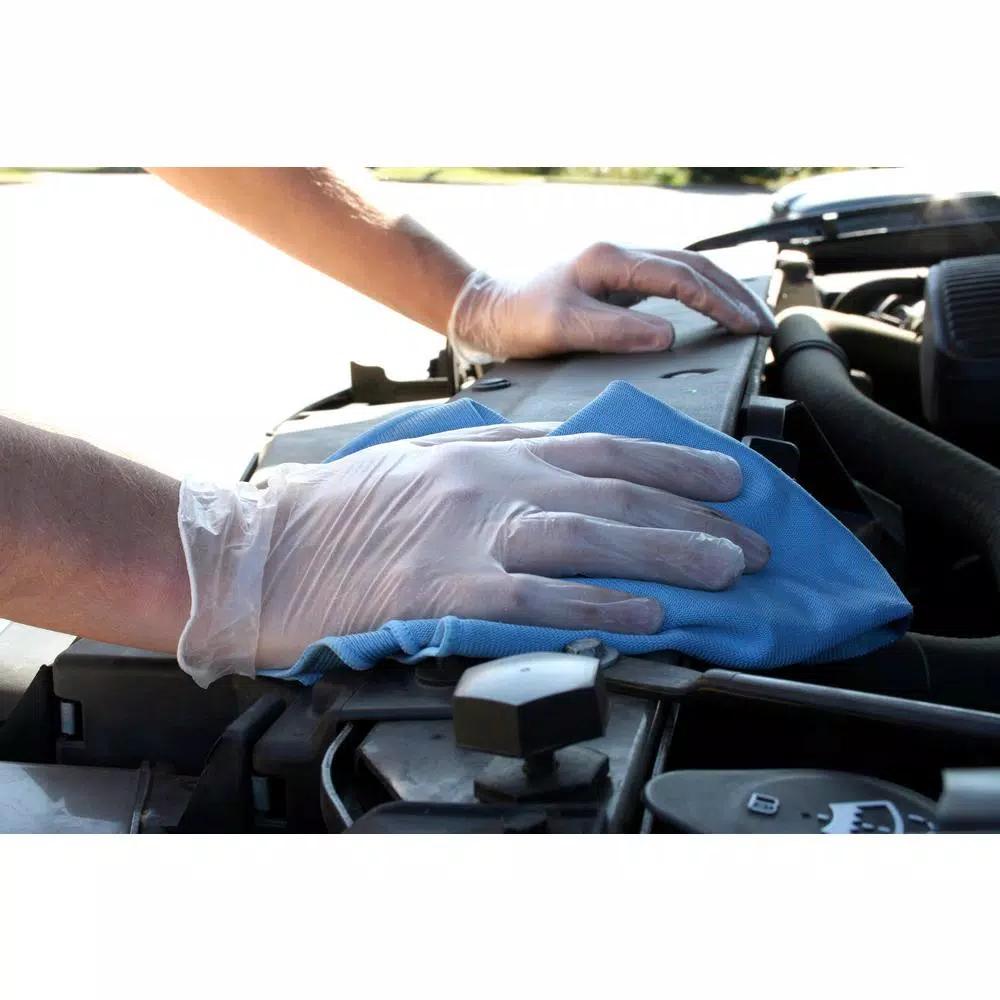 Grease Monkey Pro Cleaning Latex Disposable Gloves, Water and Oil Resistant, 50 Count