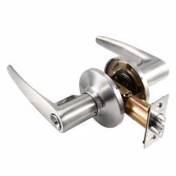 Toledo Fine Locks Barcelona Satin Nickel Keyed Entry Door Lever Set thumbnail 1