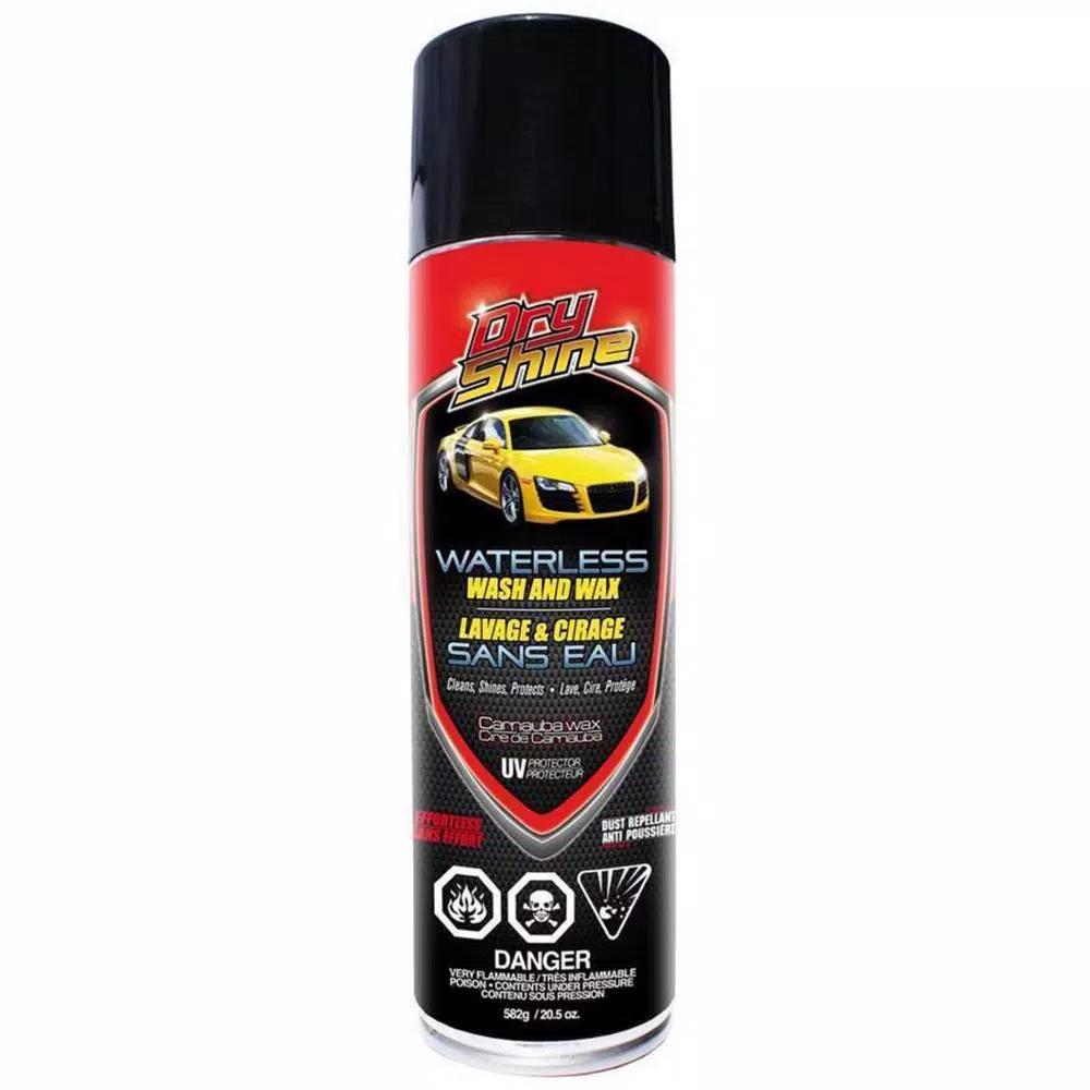 Dry Shine Quad Pack Waterless Car Detailing Kit with 400GSM Microfiber Towels