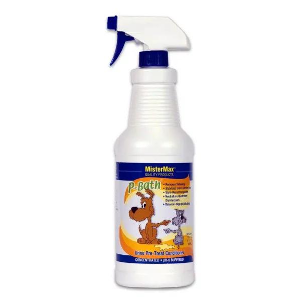 Anti-Icky-Poo MisterMax P-Bath Urine Pre-Treat Conditioner, 32 oz. Pet Stain & Odor Remover