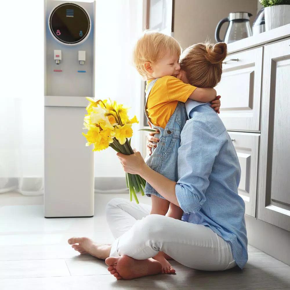 DRINKPOD Series 6 Bottleless Hot and Cold Water Cooler Dispenser with Ultra +3 Filtration - White