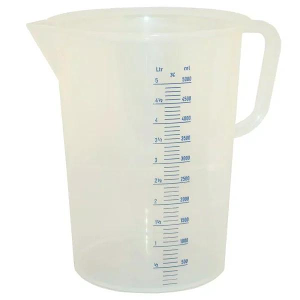 Kraft Tool Co. Polypropylene Measuring Pitcher with Liter and Quart Graduations
