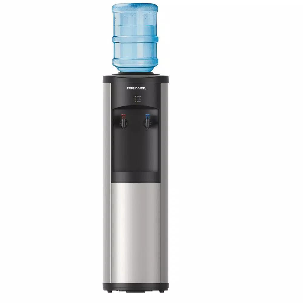Frigidaire Stainless Steel Top Loading Water Cooler Dispenser - Hot and Cold