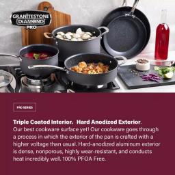 GraniteStone Professional 13-Piece Hard Anodized Nonstick Cookware Set thumbnail 4
