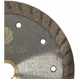 Whirlwind USA 5 in. Turbo Rim Diamond Blade for Concrete, Stone, Brick, and Masonry thumbnail 2
