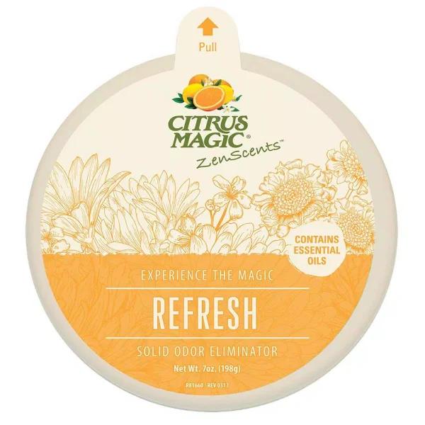 Citrus Magic ZenScents Refresh Aromatherapy Solid Air Freshener, 7 oz (Pack of 3)