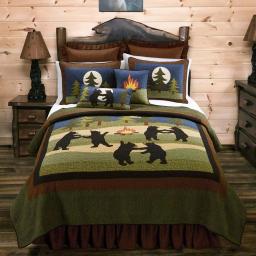 Donna Sharp Bear Dance Graphic Rectangular Decorative Throw Pillow, 11 x 22 in. thumbnail 3