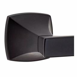 Pfister Venturi 18 in. Single Towel Bar, Matte Black Modern Metal Wall Mount thumbnail 5