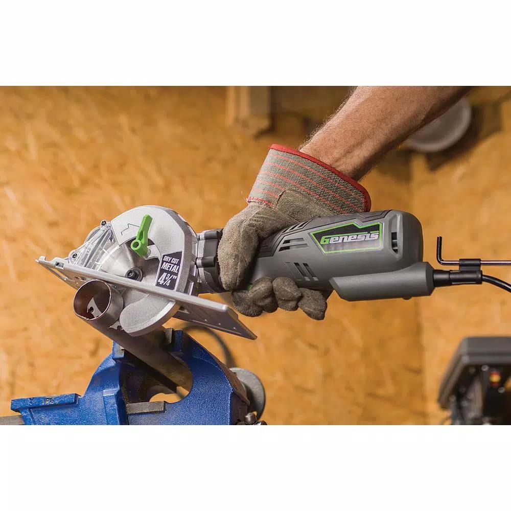 Genesis 4-3/4 in. 24-Teeth Carbide Tipped Metal-Cutting Circular Saw Blade