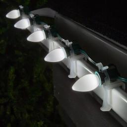 Wintergreen Lighting OptiCore C7 LED Cool White Smooth Opaque Christmas Light Bulbs, 25-Pack thumbnail 3