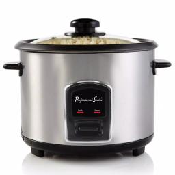 Professional Series 12-Cup Stainless Steel Rice Cooker with Non-Stick Removable Bowl thumbnail 3