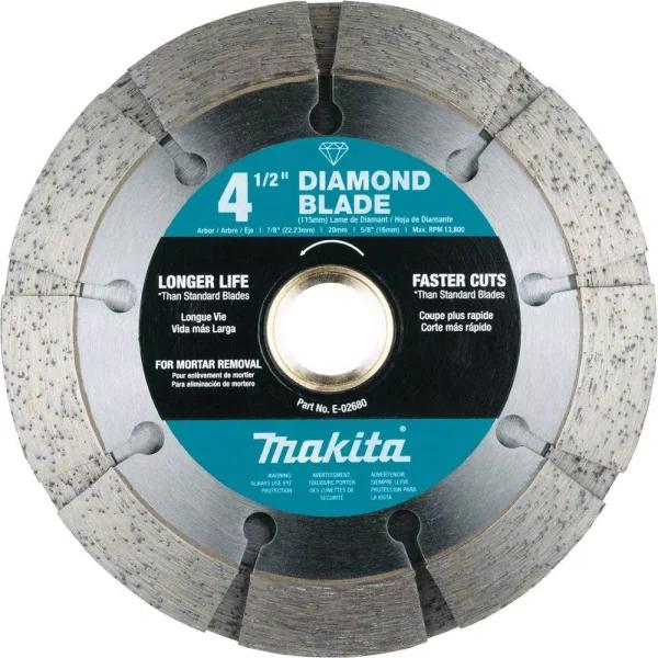 Makita 4-1/2 in. Dual Sandwich Diamond Tuck Point Blade for Mortar Removal