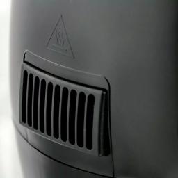 Ovente 3.2 Qt. Black Stainless Steel Electric Air Fryer, 1300W with Non-Stick Removable Basket thumbnail 5