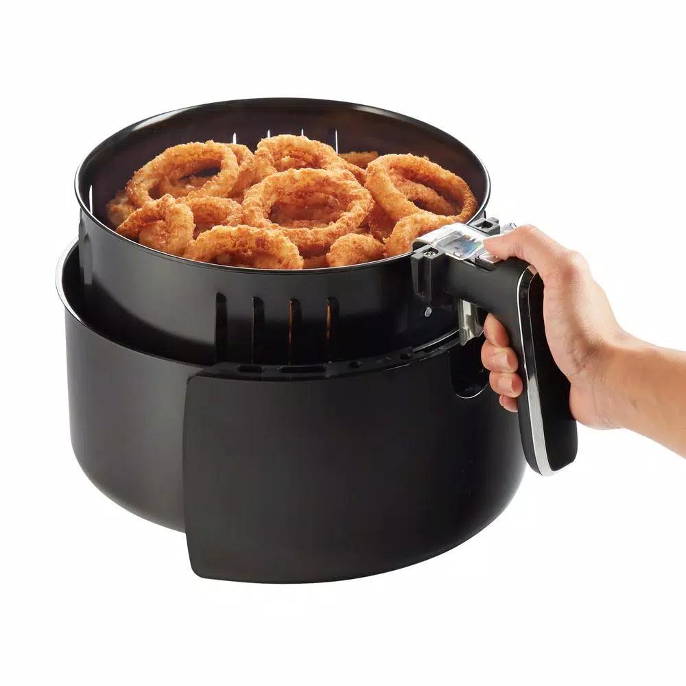 Proctor Silex 5.2 Qt. Black Air Fryer with 60-Minute Timer and 1700W Power