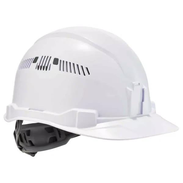Ergodyne Skullerz 8972 Class C Vented Cap Style Hard Hat with Ratchet Suspension - White