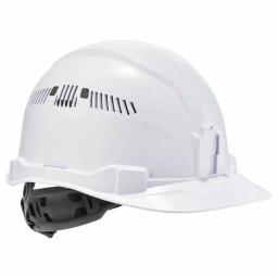 Ergodyne Skullerz 8972 Class C Vented Cap Style Hard Hat with Ratchet Suspension - White thumbnail 1
