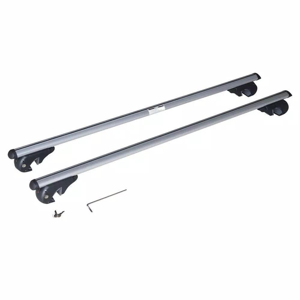 SPEEDWAY 49 in. Adjustable Aluminum Roof Rack Cross Bars with Locking Mechanism