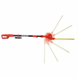 Sun Joe 18 in. Electric Telescoping Pole Hedge Trimmer, 3.8 Amp, Red thumbnail 2