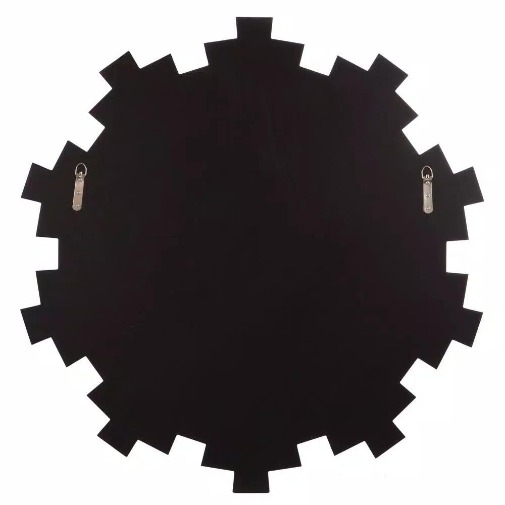 Pinnacle 36 in. Sunburst Silver Beveled Glass Contemporary Accent Mirror