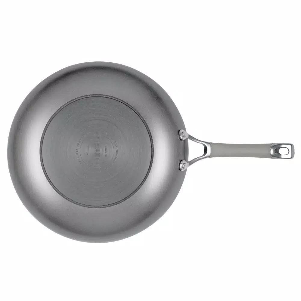 Circulon Elementum 12-Inch Hard-Anodized Nonstick Stir Fry Wok, Oyster Gray
