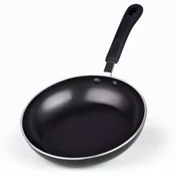 Cook N Home 8-Piece Aluminum Nonstick Cookware Set, Black thumbnail 7