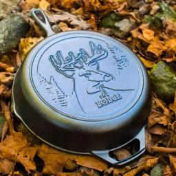 Lodge Wildlife Series 5-Piece Cast Iron Cookware Set with Moose, Deer, and Pheasant Designs thumbnail 5
