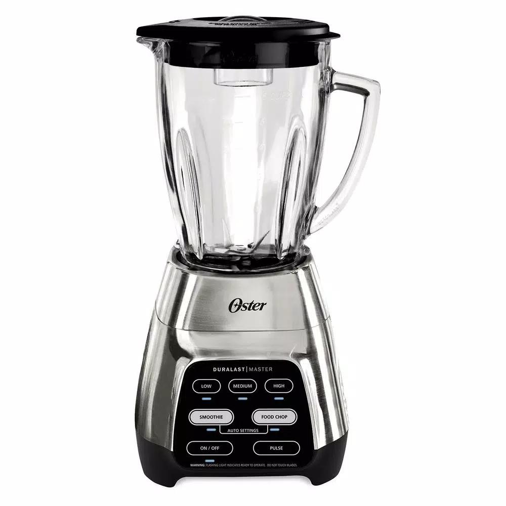 Oster Master Series 800W 6-Speed Blender with 48 oz. Glass Jar and Stainless Steel Blades