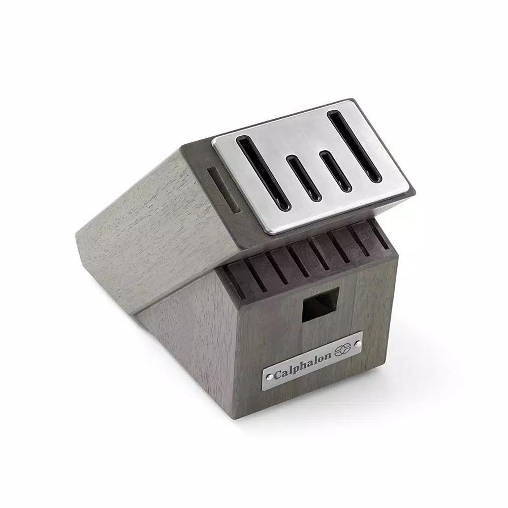 Calphalon 15-Piece Self-Sharpening Stainless Steel Cutlery Knife and Block Set with SharpIN Technology