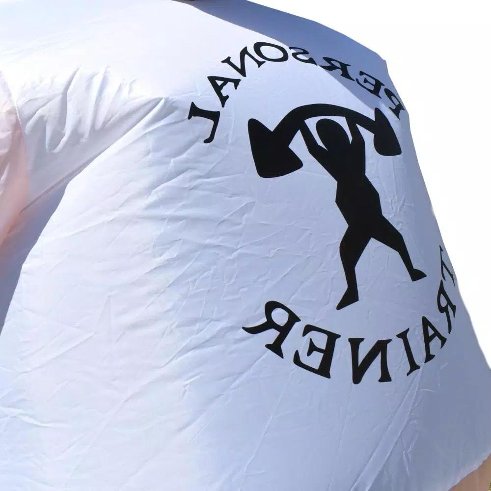 ALEKO's Inflatable Pot Belly Personal Trainer Adult Halloween Costume - Unisex One Size